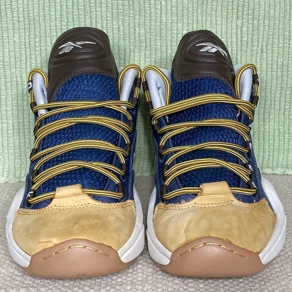 Reebok Mens Allen Iverson Question Mid Dress Code Athletic Sneaker Shoes SZ US 7 - Picture 3 of 11